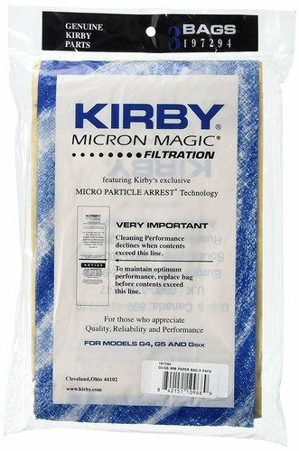 Kirby G4 / G5 Vacuum Bags (Genuine 