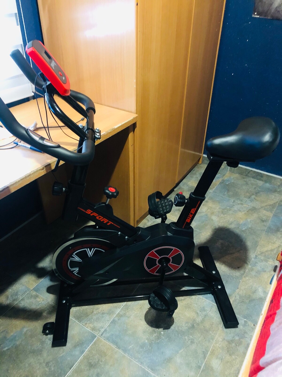 bicicleta spinning 250 kg carga 