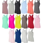 Ladies Women Bella Canvas Flowy Racer Y Back Sleeveless Vest Tank Top