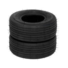 Set of 2 13x5.00-6 Lawn Mower Garden Tractor Tires 2 Ply Max Load: 440Lbs