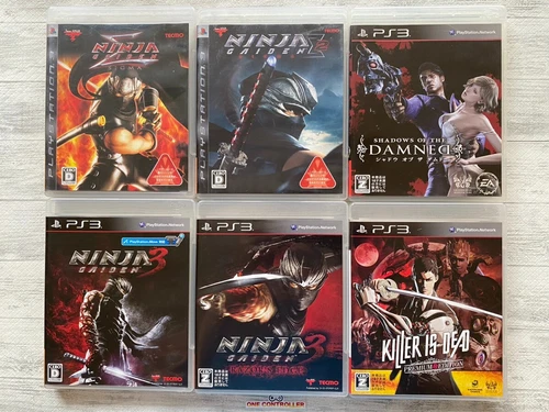 SONY PS3 Ninja Gaiden Σ Sigma 1 2 3 & Shadows of the Damned & Killer Is Dead set