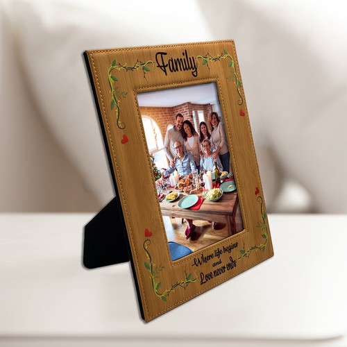 Family Picture Frame, Family Christmas Gift, Family reunion Picture Frame 5"x7" - Picture 3 of 7