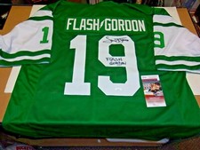 SAM JONES FLASH GORDON ACTOR NEW YORK JETS JSA/COA SIGNED JERSEY