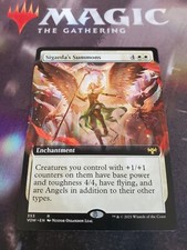 Mtg. 2x Sigarda's Summons. Extended Art. Innistrad: Crimson Vow. Nm