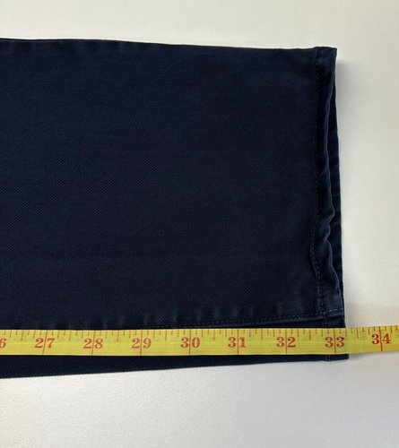 Marlboro Classics Pantaloni Chino Uomo W42 L33 Pantaloni Blu Regolari Conici Elasticizzati - Foto 10 di 19