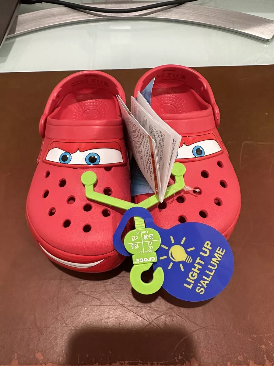 Crocs Kids Crocband Cars Lightning McQueen Clogs