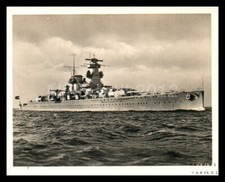 Foto di acquisto, WW2, la marina militare tedesca, nave corazzata Admiral Sch...