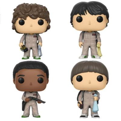 Stranger Things - Set of 4 in Ghostbusters Costumes Pop! Vinyl