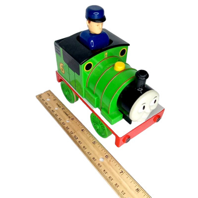 Thomas the Train Percy Push N Go Toy 6'' Automatic Rolling Green#6 Toddler 2004