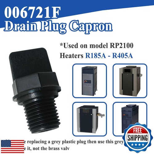 6Pcs 006721F Pool Heater Drain Plug for RP2100 Models, ONLY Plastic Kit with - Picture 4 of 5