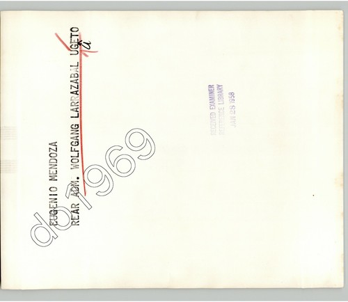 FOTO DE PRENSA del grupo gobernante de Venezuela Wolfgang Larrazábal Caracas Venezuela 1958 - Imagen 2 de 2