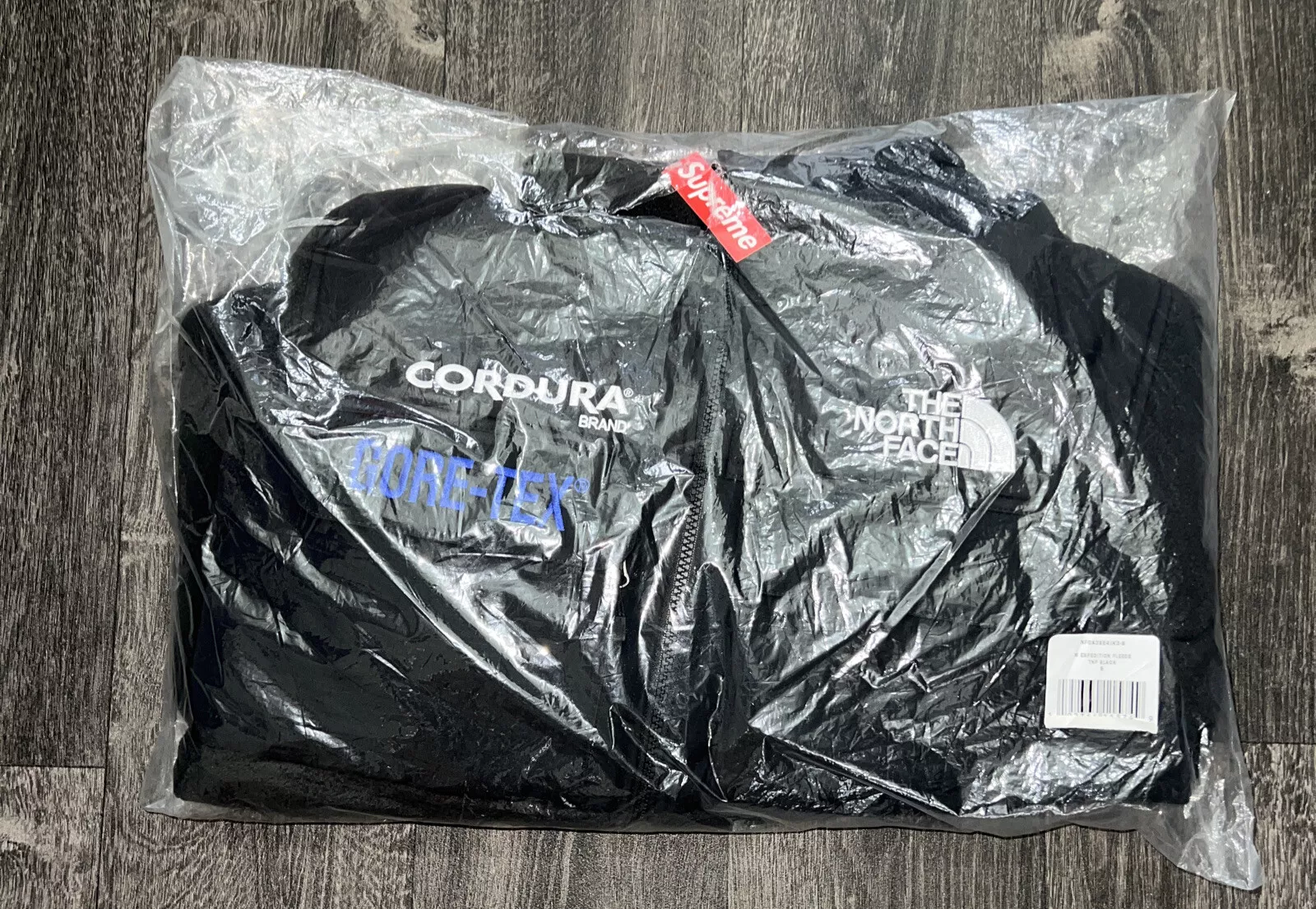 Veste polaire Supreme X TNF Expedition ! Noire ! Taille Petite !!NEUF AVEC ÉTIQUETTES ! 100 % !FW18 Rare !D/S !