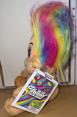 Trolls Peach Troll with Rainbow Hair 8 Phunny Plush - Kidrobot