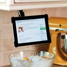 Frontgate iPad Slide Wall Mount 46964 Black Swivel Tilting Bracket NEW Kitchen