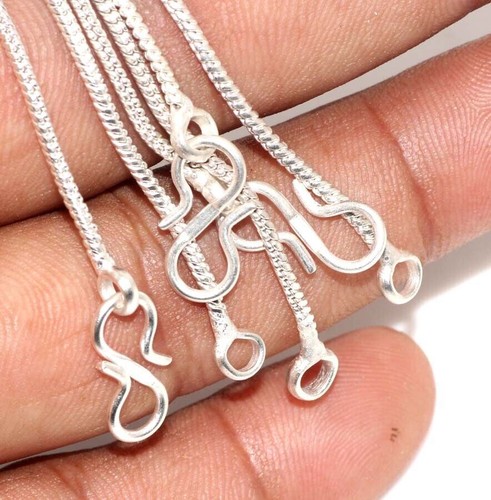 Chaîne Serpent En Argent Massif 925 - Longueur 16 Pouces - Neuf - Bijou Sans Marque