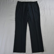 Apt 9 30 x 30 Blue Herringbone Extra Slim Fit Flat Front Dress Mens Pants