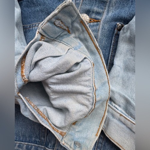 Vintage French Toast Denim Jean Jacket, Button Front, Sz 8, color block, retro - Picture 11 of 11