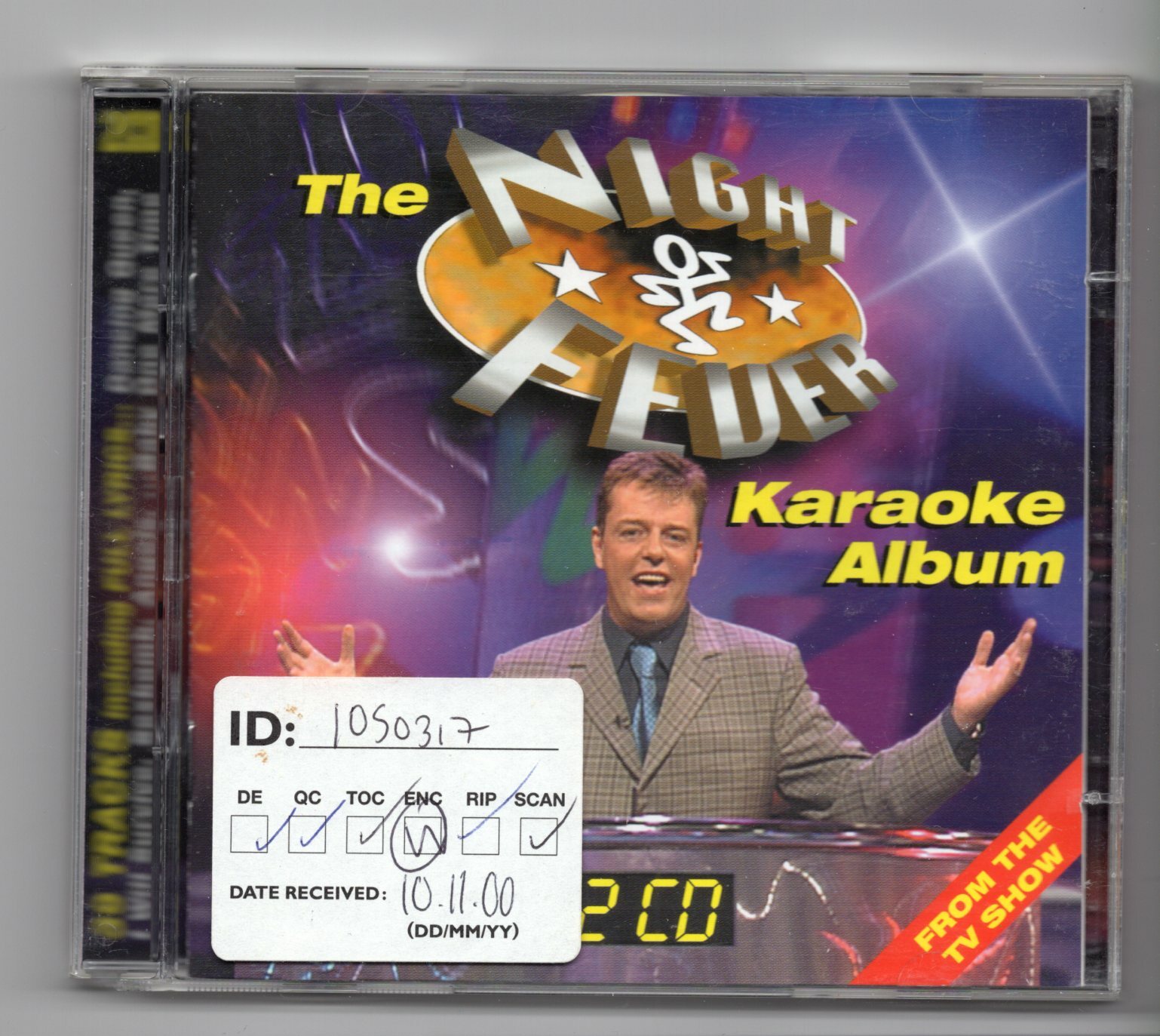 (JE652) The Night Fever, Karaoke Album, 40 tracks - 2000 double CD