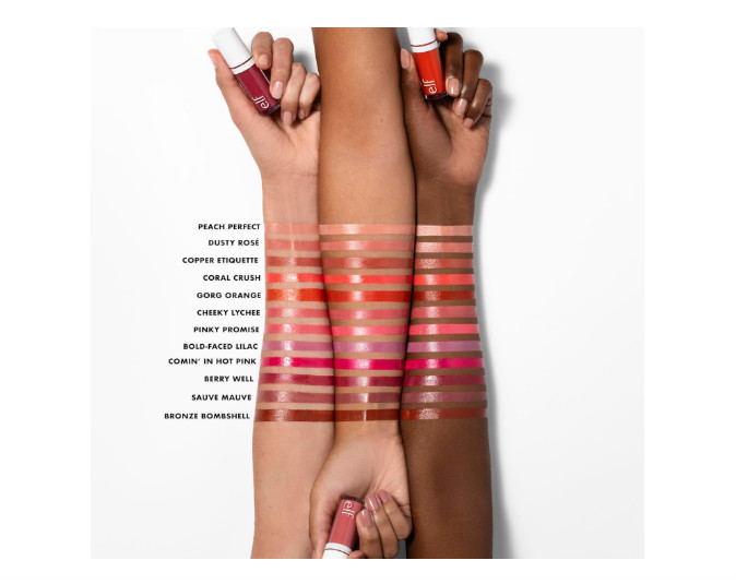 e.l.f. Camo Liquid Blush, Long-lasting Liquid Blush - Dusty Rosé