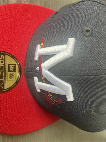 MilB Mississippi Braves 59FIFTY 5950 Men's Fitted New Era Hat Cap MiLB Sz 6 7/8 - Picture 3 of 7