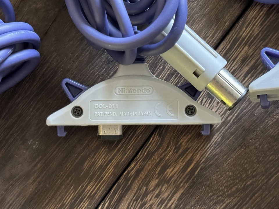 1 Cable de enlace de juego oficial OEM Nintendo GameCube a GBA Game Boy Advance DOL-011 Foto 3 de 3