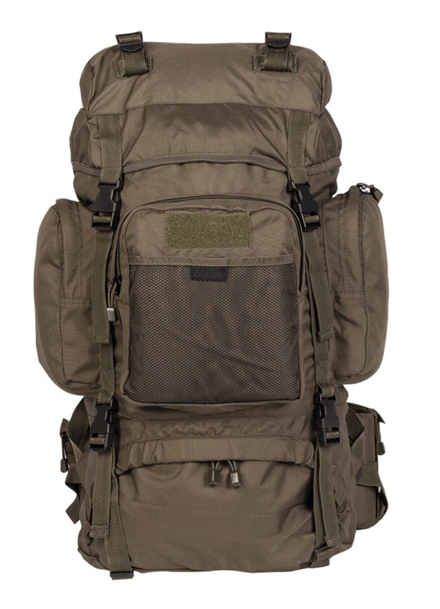 Mochila de trekking US Tactical COMMANDO 55 litros PES BW mochila de combate exterior