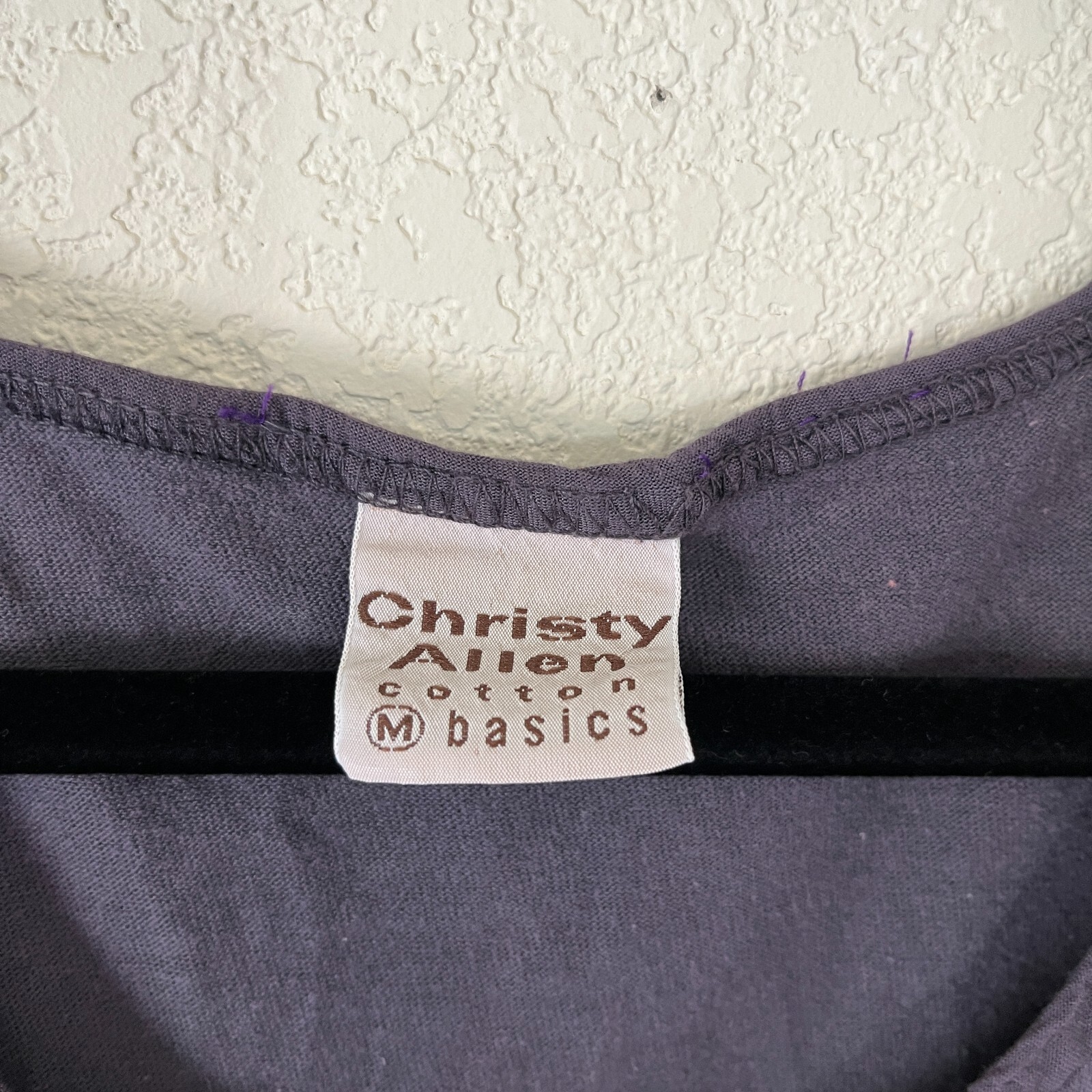 Christy Allen Cotton Basic Button Front Shift Dre… - image 3