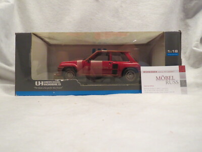 Renault 5 Turbo 2 Noire - Miniature Universal Hobbies - Échelle 1/18 - Neuf