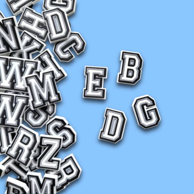 A-Z Croc Charms Alphabet Letters Jibbitz Team Inspired Fit Crocs Shoe Kids Adult A-Z Croc Charms Alphabet Letters Jibbitz Team Inspired Fit Crocs Shoe Kids Adult