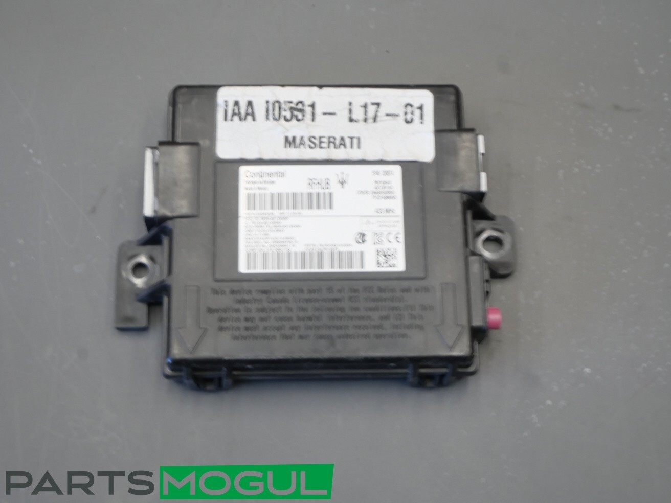 14-18 Maserati Ghibli Rear Roof Keyless Entry Start Control Module Plugs Oem