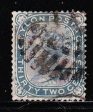 Album Trésors Ceylan Scott # 69 32c Victoria VF Utilisé