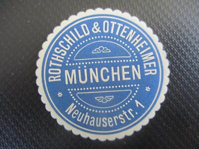 (12384A) Reklamemarke - Rothschild & Ottenheimer München