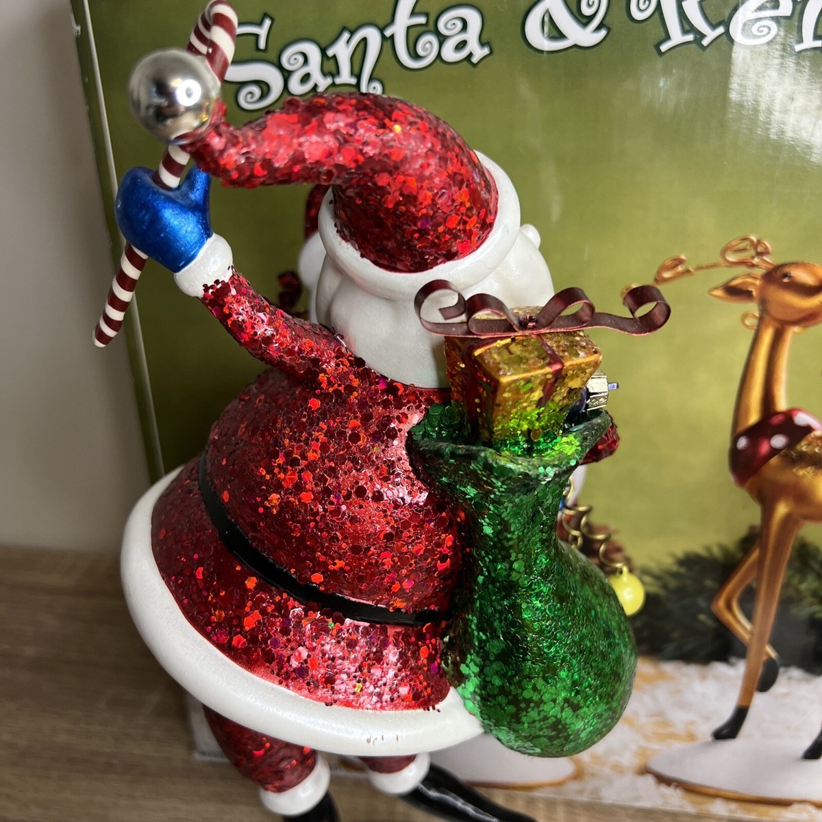Kirkland Signature Santa and Reindeer Christmas Holiday Décor