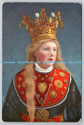 R758894 Frau in Volkstracht mit Krone Mittet und Co Nr 20 1907
