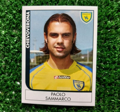 FIGURINE FOOTBALLERS PANINI 2005/06 CHIEVO VERONA n°66 SAMMARCO 2006 FOOTBALL  