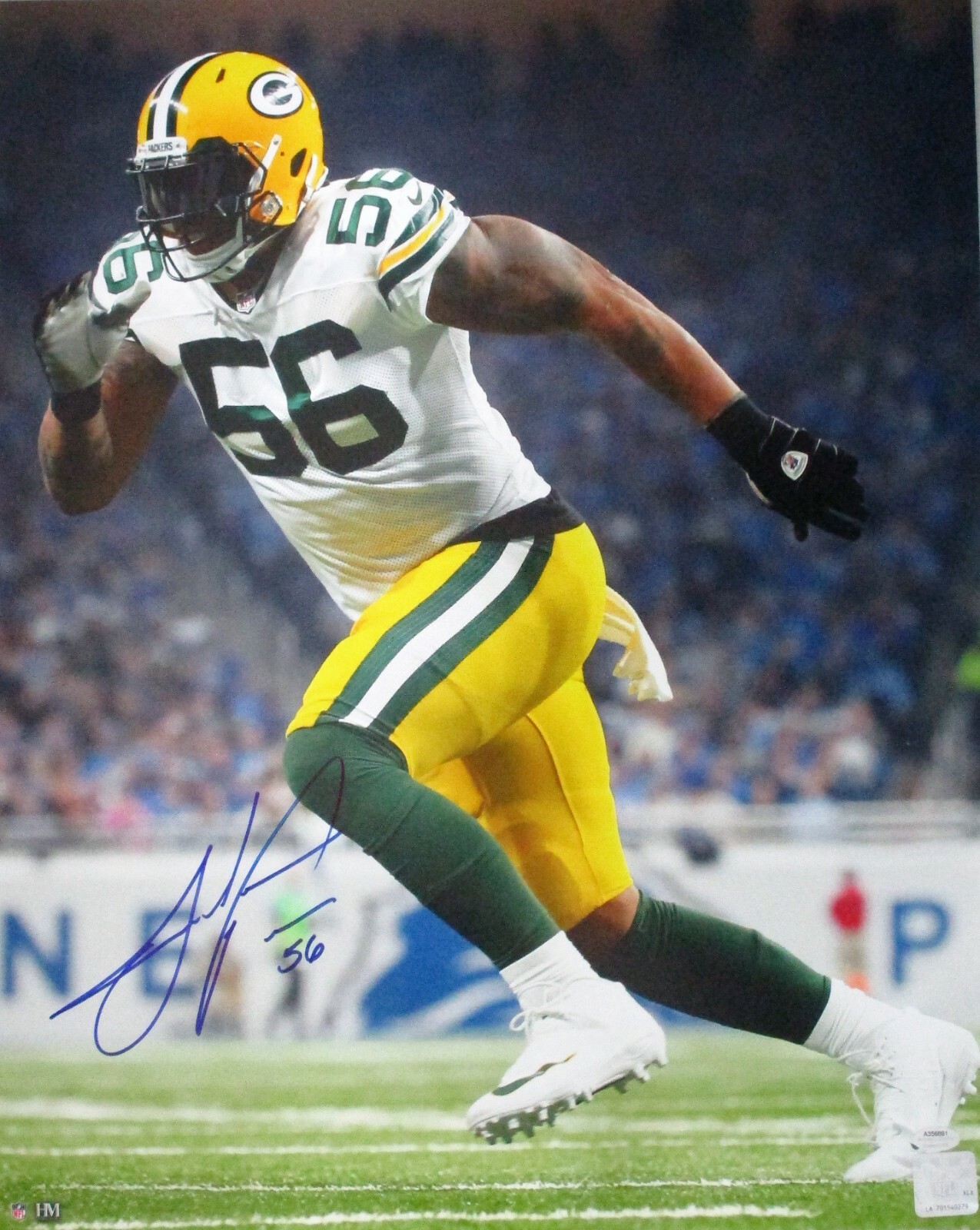 Julius Peppers Autographed Signed Green Bay Packers Packers Linebacker 16x20 Action Photo AUTO - SS 
