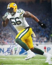 Packers Linebacker JULIUS PEPPERS Signed 16x20 Action Photo AUTO - SS