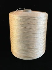Large Cone/Spool of Thread Ivory
