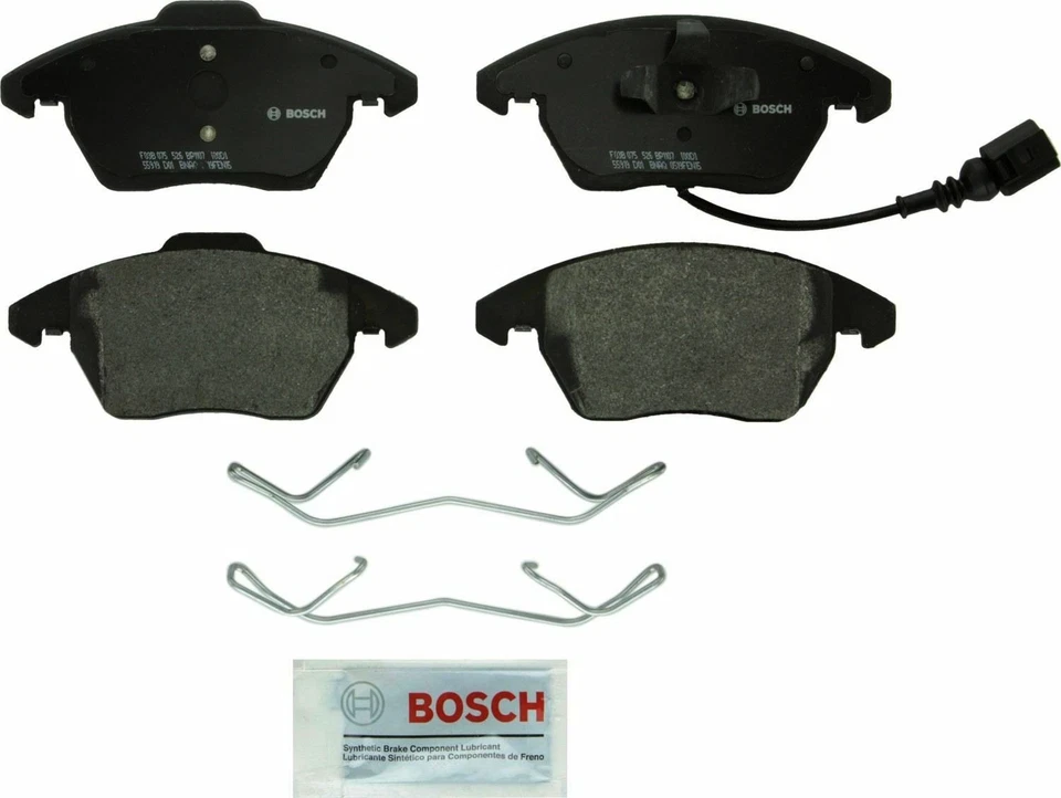 Conjunto de pastilhas de freio dianteiras Bosch para Audi A3 TT Quattro VW GTI CC Eos Golf Jetta - Imagem 2 de 2