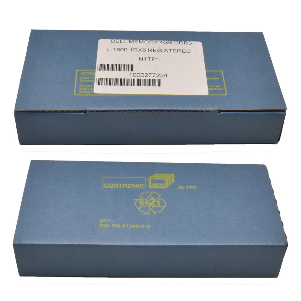 Module de mémoire DELL N1TP1 4 Go DDR3L-1600 MHz 1RX8 ECC NEUF / NEW - Photo 3/4