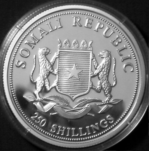 Somalia 250 shillings Silver Proof 2000 Sydney Olympics - Athlete & Boomerang - Picture 2 of 2