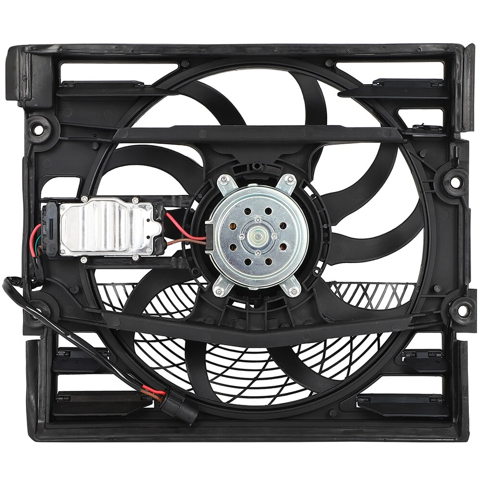 Conjunto de ventilador condensador eléctrico para BMW 740IL 1999-2001 BMW 750IL 1999-2001 Foto 3 de 4