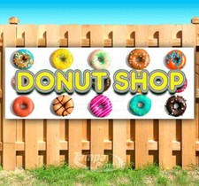 DONUT SHOP Advertising Dessert Food Vinyl Banner Flag Sign Many Sizes SB08424