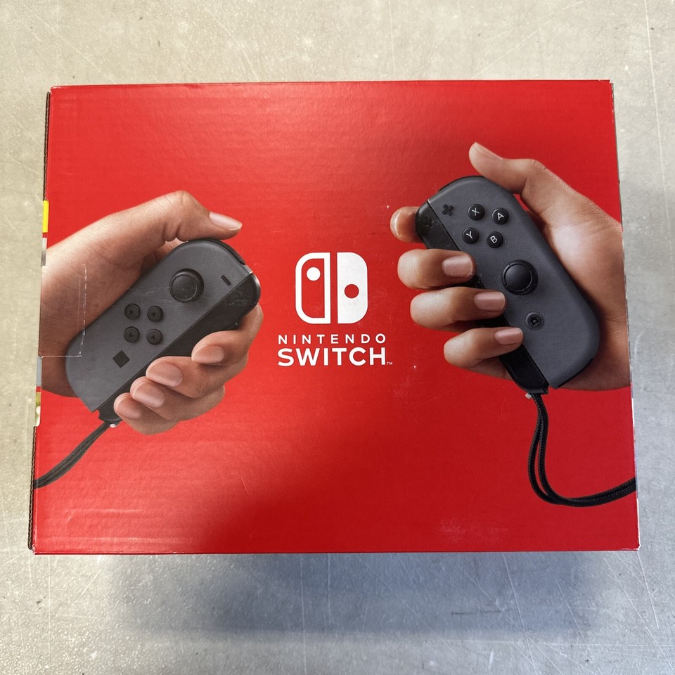 Nintendo Switch with Gray Joy‑Con HAC001(01) eBay