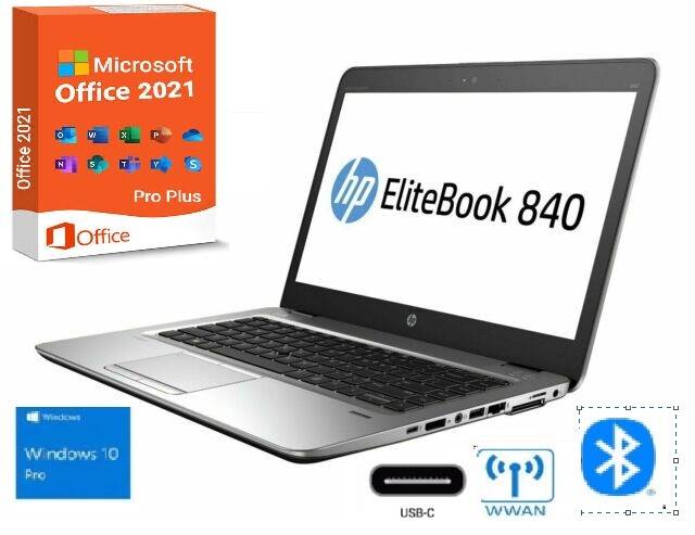 HP Elitebook 840 G3 Core I5-6300U 8G 16G 32GB RAM 500GB 1TB