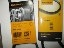 PORSCHE 944 951 968 SET OF 85/2 + ALTERNATOR & POWER STEERING BELTS READ LISTING