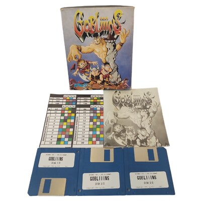 Gobliiins - Atari ST 3,5'' - Big Box - Bomico 1991 CVS - RAR