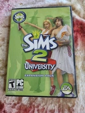 The Sims 2 University PC Game Expansion Pack 2005 Complete Game
