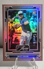 2025 Panini Three and Two Matt Shaw - SSP - Bases Loaded (RC) Rookie #'d 3/3