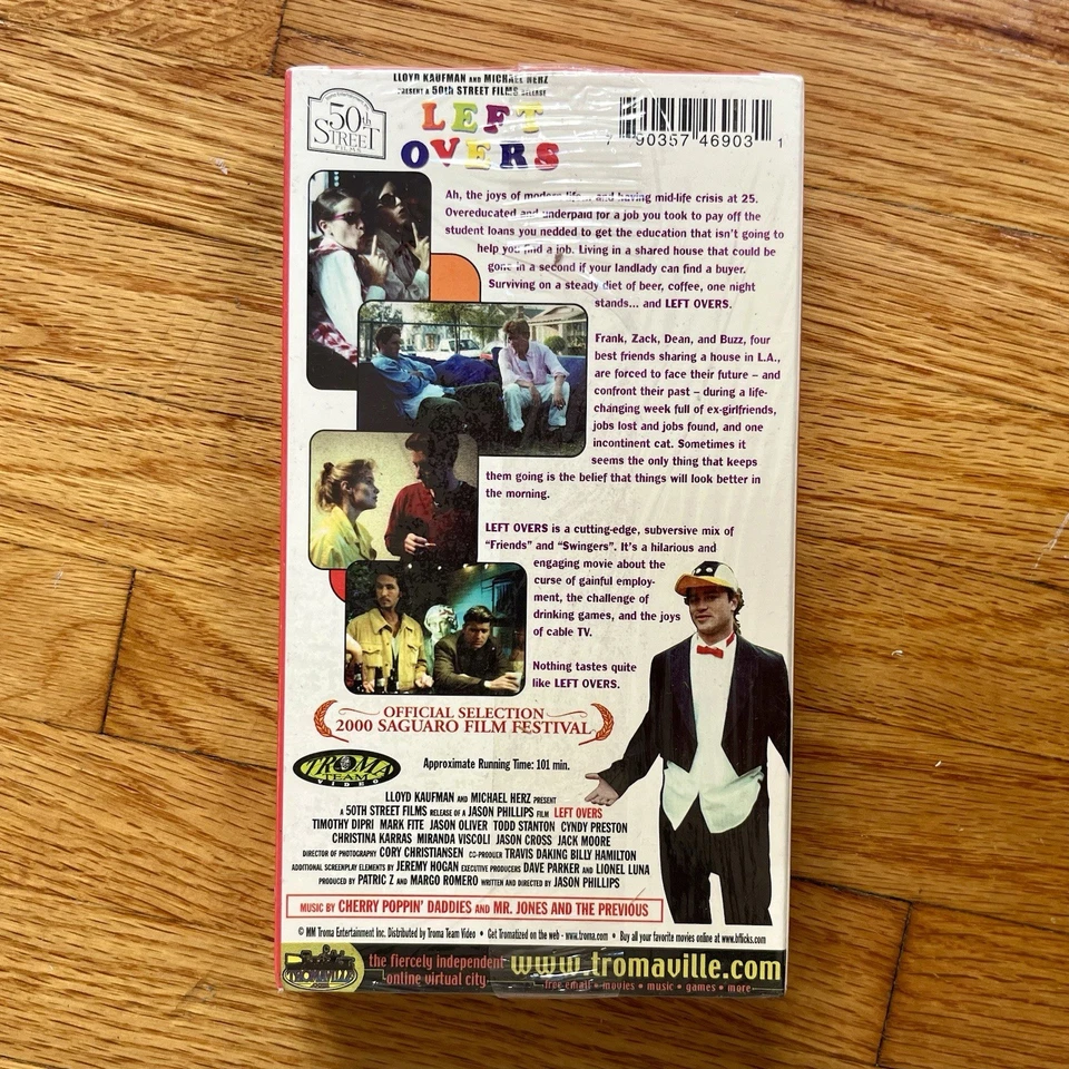 Left Overs VHS 2000 Sealed Troma Team Video Independent Cult Comedy - Image 2 of 4